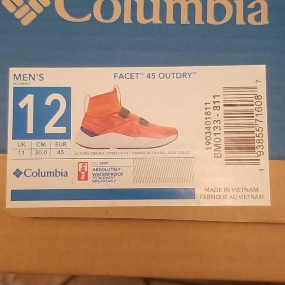 Columbia facet 45 outdry - Picture 1 of 4